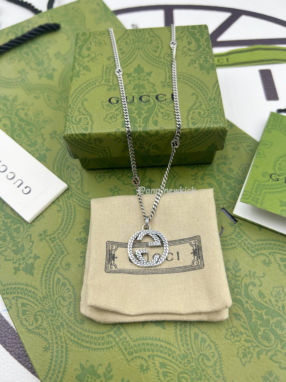 Gucci Interlocking G Necklace (3) - www.newkick.vip